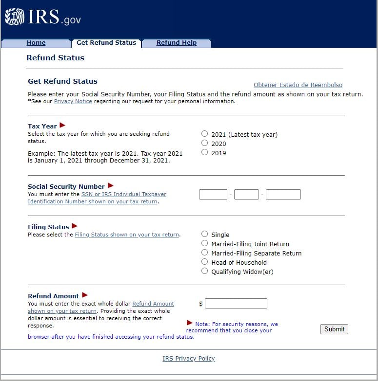 How to Check Your IRS ERC Refund Status
