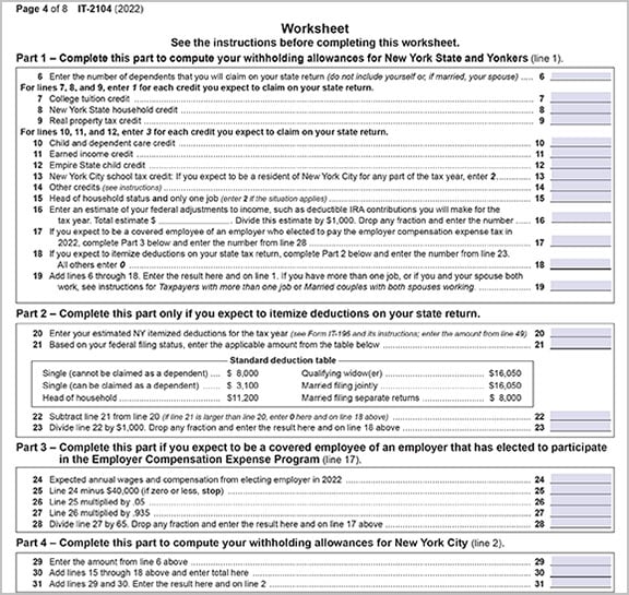IT-2104 Form Page 4