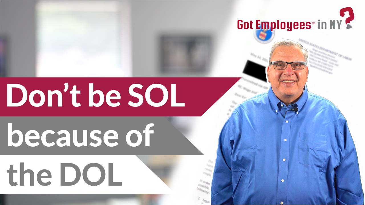 Don't be SOL because of the DOL