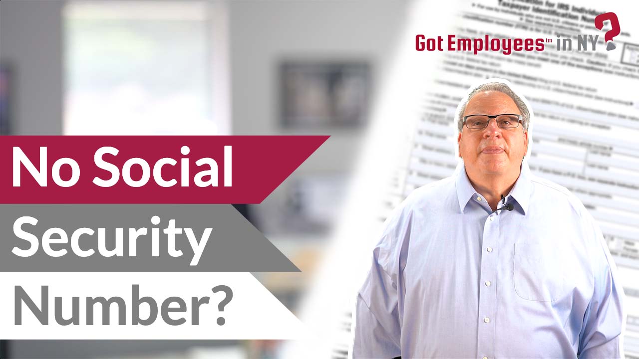 ITIN - No Social Security number? Let us help.