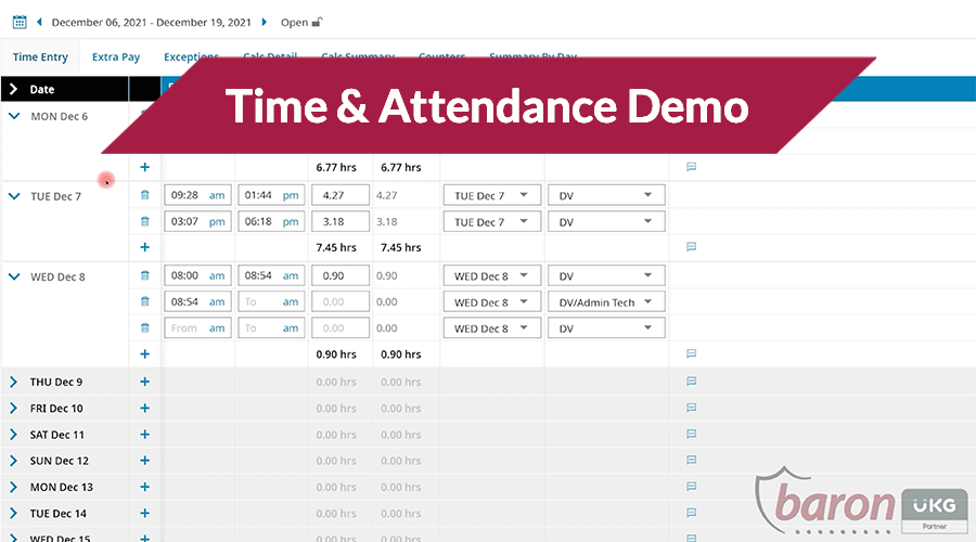 Time & Attendance Software Demo Video