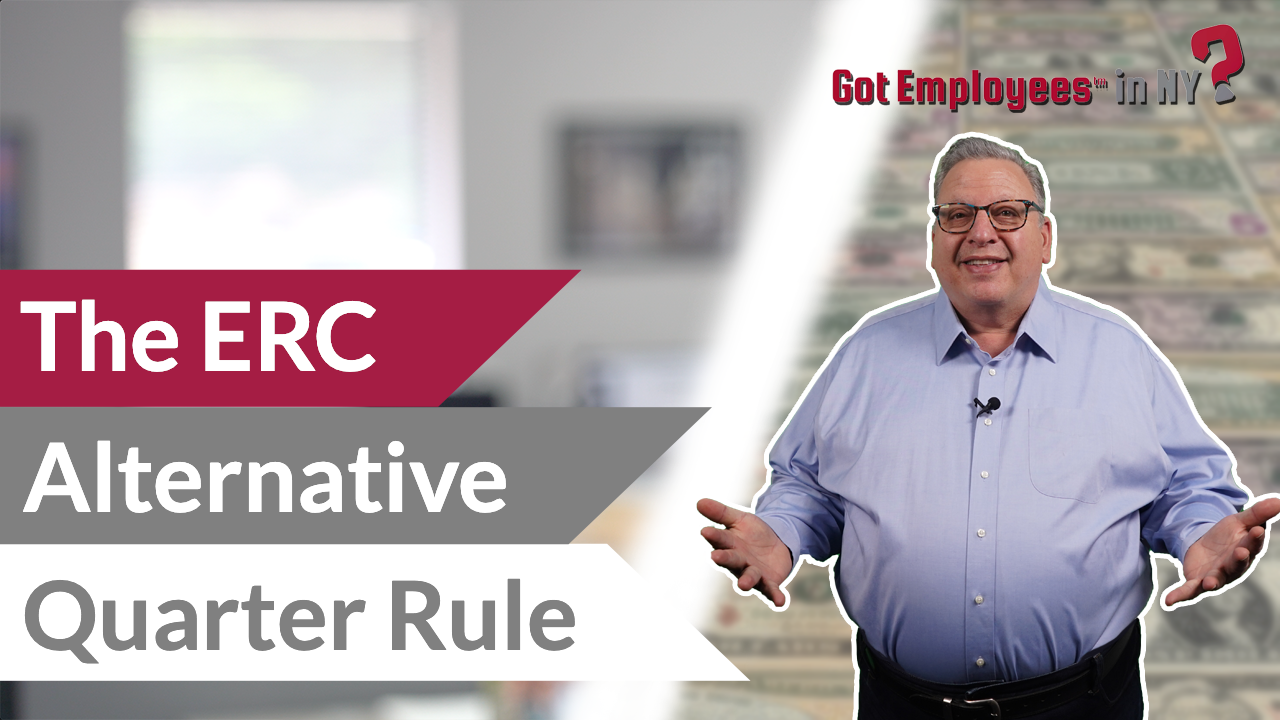 Thumbnail Image for the ERC Alternative Quarter Rule Video