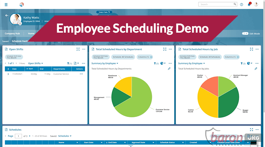 Employee Scheduling Demo Video